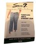 Seven7 Floral Blue Jeans Size 18 - photo 1