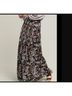 WAYF 100% Polyester Floral Black Blue Casual Skirt Size M - photo 3