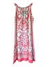 Barbara Gerwit Floral Stripes Pink White Casual Dress Size S - photo 1