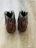 Ariat Snake Print Gray Brown Ankle Boots Size 8 - photo 4