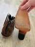 Ariat Snake Print Gray Brown Ankle Boots Size 8 - photo 7