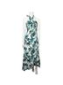 Lulus 100% Rayon Tropical White Green Casual Dress Size XS - photo 1