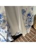 Entro 100% Polyester Floral Blue White Casual Dress Size L - photo 4