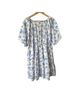 Entro 100% Polyester Floral Blue White Casual Dress Size L - photo 2