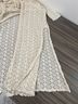 FP BEACH 100% Cotton Ivory Cardigan Size M - photo 6