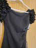 Xscape Black Cocktail Dress Size 4 (petite) - photo 7