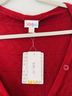 Lularoe 100% Acrylic Print Red Poncho One size - photo 5