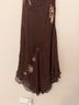 Cache 100% Silk 100% Polyester Solid Brown Cocktail Dress Size 2 - photo 6