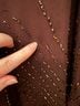 Cache 100% Silk 100% Polyester Solid Brown Cocktail Dress Size 2 - photo 9