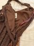 Cache 100% Silk 100% Polyester Solid Brown Cocktail Dress Size 2 - photo 10
