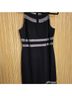 JS Collections 95% Polyester 5% Spandex 100% Polyester Stripes Black Cocktail Dress Size 12 - photo 3