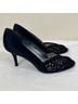 Stuart Weitzman 100% Other Solid Black Heels Size 8 1/2 - photo 4