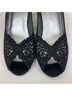 Stuart Weitzman 100% Other Solid Black Heels Size 8 1/2 - photo 9
