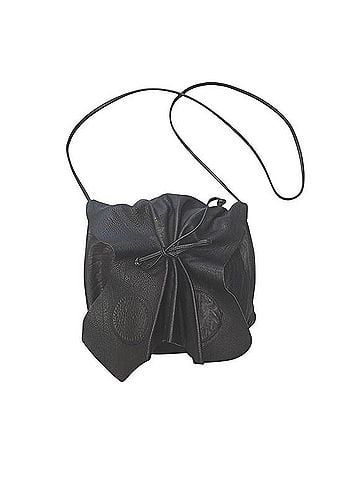 Carlos Falchi Buffalo Leather Drawstring Bow Crossbody Bag Crossbody Bag (view 1)