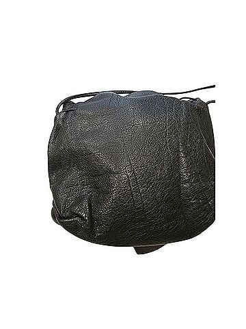 Carlos Falchi Buffalo Leather Drawstring Bow Crossbody Bag Crossbody Bag (view 2)