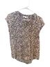Fun2Fun Floral Multi Color Short Sleeve Blouse Size M - photo 1