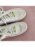 Nike 100% Leather White Pink Sneakers Size 6 1/2 - photo 9