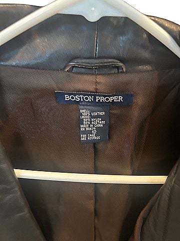 Boston Proper Leather Jacket (view 2)