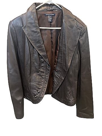 Boston Proper Leather Jacket (view 1)
