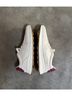 TOMS White Burgundy Sneakers Size 10 - photo 6