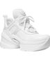 Michael Kors 100% Leather White Sneakers Size 10 - photo 1