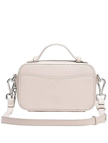 Lululemon Athletica camera crossbody bag Leather Crossbody Bag (view 2)