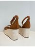 Veronica Beard 100% Suede Brown Wedges Size 9 - photo 9