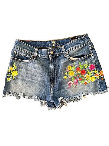 7 For All Mankind Denim Shorts (view 1)