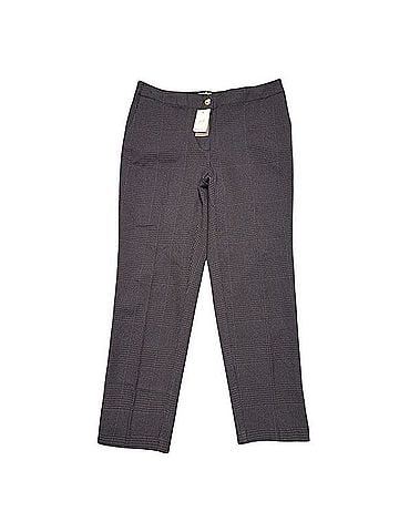 J.Jill Ponte Knit Gingham Trouser Dress Pants (view 1)