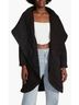 Steve Madden 100% Polyester Solid Black Coat Size XS - photo 4