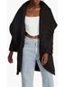 Steve Madden 100% Polyester Solid Black Coat Size XS - photo 6