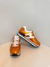 Hogan 100% Leather Orange White Sneakers Size 6 - photo 10