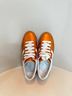 Hogan 100% Leather Orange White Sneakers Size 6 - photo 11