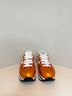 Hogan 100% Leather Orange White Sneakers Size 6 - photo 6
