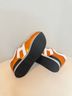 Hogan 100% Leather Orange White Sneakers Size 6 - photo 12