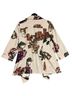 Chico's 100% Tencel Floral Pink Green Blazer Size S - photo 2