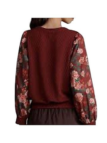 Anthropologie Porridge Textured Sweatshirt Jersey (view 2)