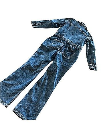 Gap Denim Longsleeve Jumpsuit Jumpsuit (view 2)