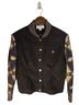 St. John Aztec Or Tribal Print Black Brown Tan Jacket Size L - photo 4