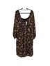 Madewell Floral Black Multi Color Casual Dress Size 24 - photo 1