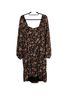 Madewell Floral Black Multi Color Casual Dress Size 24 - photo 2