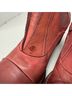 FLY London 100% Leather Red Boots Size 6 1/2 - photo 11