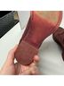 FLY London 100% Leather Red Boots Size 6 1/2 - photo 8