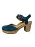 Aetrex 100% Suede Blue Green Mule/Clog Size EU 40 - photo 1