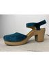 Aetrex 100% Suede Blue Green Mule/Clog Size EU 40 - photo 4