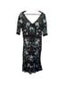 MARCHESA notte 100% Polyester 72% Polyester 28% Metallic Fiber 100% Nylon 100% Polyester 100% Polyester 100% Polyester Floral Black Green Blue Cocktail Dress Size 8 - photo 4