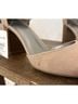 Worthington 100% Suede Pink Tan Heels Size 7 - photo 4