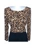 Heavenly Animal Print Multi Color Long Sleeve Blouse Size XXL - photo 1