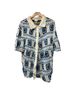Pol 100% Acrylic Graphic Blue White Cardigan One size - photo 1
