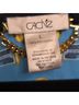 Cache 100% Polyester Print Blue Gold Ivory Jacket Size L - photo 7